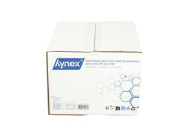 Afvalzak Hynex 63x70cm HDPE recycled T15 50L transparant rol à 50 stuks