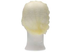Haarnet CMT clip non-woven L 53cm PP geel 100 stuks