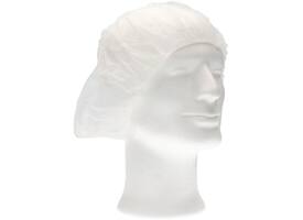 Haarnet CMT bouffant non-woven XL 58cm PP wit 100 stuks
