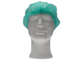 Haarnet CMT clip non-woven L 53cm PP groen 100 stuks
