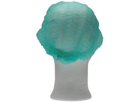 Haarnet CMT clip non-woven L 53cm PP groen 100 stuks