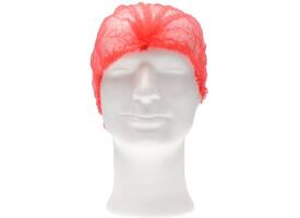 Haarnet CMT clip non-woven M 49cm PP rood 100 stuks
