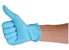 Handschoen CMT M soft nitril blauw 100 stuks