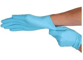 Handschoen CMT M soft nitril blauw 100 stuks