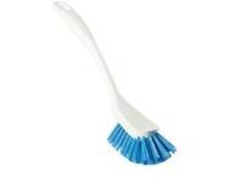 Afwasborstel  Vikan classic medium 255mm wit blauw