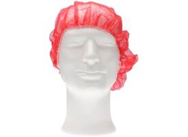 Haarnet CMT bouffant non-woven XL 58cm PP rood 100 stuks