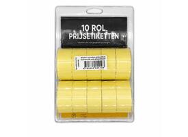 Prijsetiket 12x26mm Sato Samark afneembaar wit