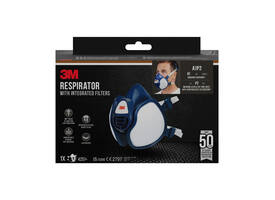 Mondmasker 3M met geïntegreerde filters 4251+, A1P2 organische dampen