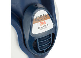 Mondmasker 3M met geïntegreerde filters 4251+, A1P2 organische dampen