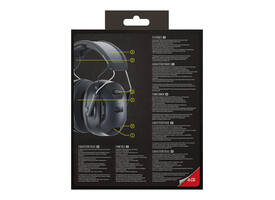Oorkap 3M WorkTunes Connect en Solar Bluetooth 33dB zwart