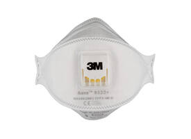 Stofmasker 3M Aura Comfort Cool Flow 9332 FFP3 met ventiel 10 stuks