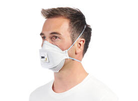 Stofmasker 3M Aura voor schuren 9322 FFP2 met ventiel 10 stuks