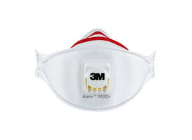 Stofmasker 3M Aura Comfort Cool Flow 9332 FFP3 met ventiel 2 stuks