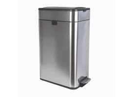 Pedaalemmer MAUL Wing 40 liter met vlinderdeksel rvs