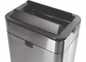 Pedaalemmer MAUL Wing 40 liter met vlinderdeksel rvs