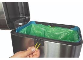 Pedaalemmer MAUL Wing 40 liter met vlinderdeksel rvs