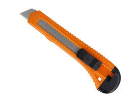 Snijmes Westcott Office 18mm met schuifsluiting oranje