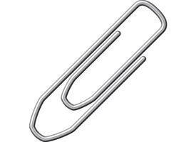 Paperclip Alco 26mm hoekig verzinkt 100stuk