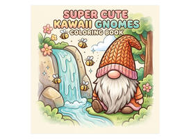Kleurboek Super Cute Kawaii gnomes