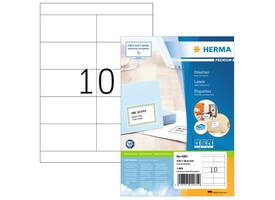 Etiket HERMA 4281 105x50.8mm premium wit 1000 stuks