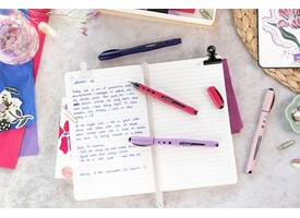 Rollerpen STABILO worker+ Wildflower medium Pruisisch blauw