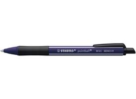 Balpen STABILO pointball Wildflower medium Pruisisch blauw