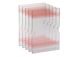 Posterhouder Europel zelfklevend A5 staand 5 stuks