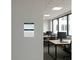 Posterhouder Europel zelfklevend A5 staand 5 stuks