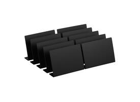 Krijtbord Europel L-standaard A6 horizontaal 10 stuks