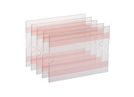 Posterhouder Europel zelfklevend A5 liggend 5 stuks