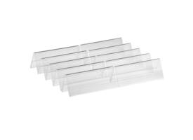 Tafelnaambord Europel A6 gevouwen 10 stuks