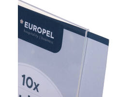 Kaarthouder Europel Budget L-standaard A6 staand 10 stuks