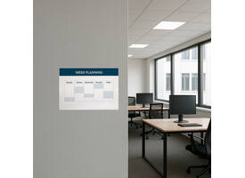 Posterhouder Europel zelfklevend A4 liggend 5 stuks