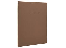 Menukaart Securit Signature A4 bruin