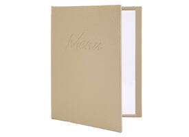 Menukaart Securit Signature A5 zand