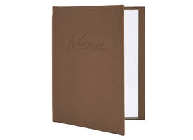 Menukaart Securit Signature A5 bruin
