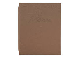 Menukaart Securit Signature A5 bruin
