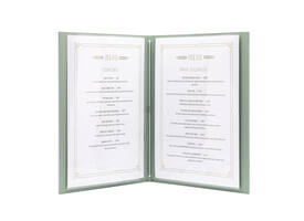 Menukaart Securit Signature A4 groen