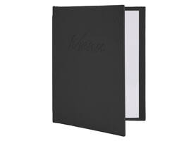 Menukaart Securit Signature A5 zwart