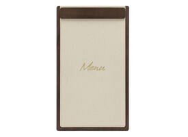 Menukaart Securit Signature klembord A45 donker hout grijs