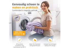 Knuffelwarmtedeken Medisana HB 418 lila