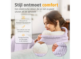 Knuffelwarmtedeken Medisana HB 418 lila