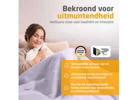 Knuffelwarmtedeken Medisana HB 418 lila