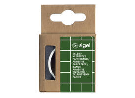 Planbord verdeel tape Sigel rol 10mmx16m zwart