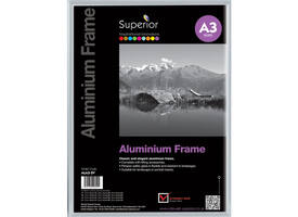 Fotolijst Seco A3 zilverkleurig geborsteld aluminium
