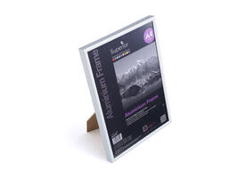Fotolijst Seco A4 zilverkleurig geborsteld aluminium