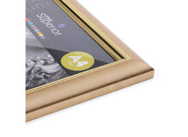 Fotolijst Seco A4 goud plexiglas