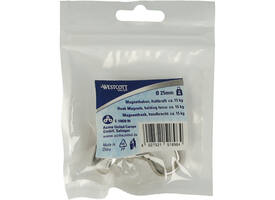 Magneet met haak Westcott 25mm zilver Trekkracht +/- 15kg