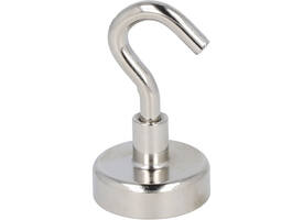Magneet met haak Westcott 25mm zilver Trekkracht +/- 15kg