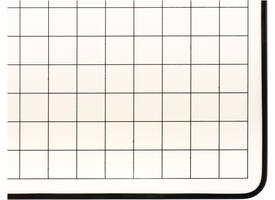 Wisbord Legamaster gelakt staal geruit + blanco